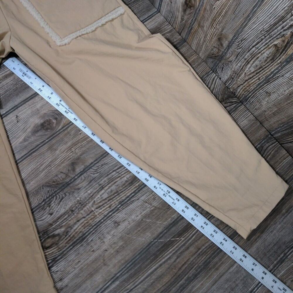 Nike Women Sportswear Essential Loose Fit High‎ Rise Khaki Pant Sz S DQ6809-200 - Picture 7 of 10